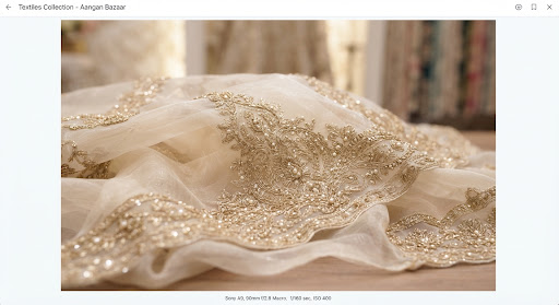 Zari Embroidered Wrap